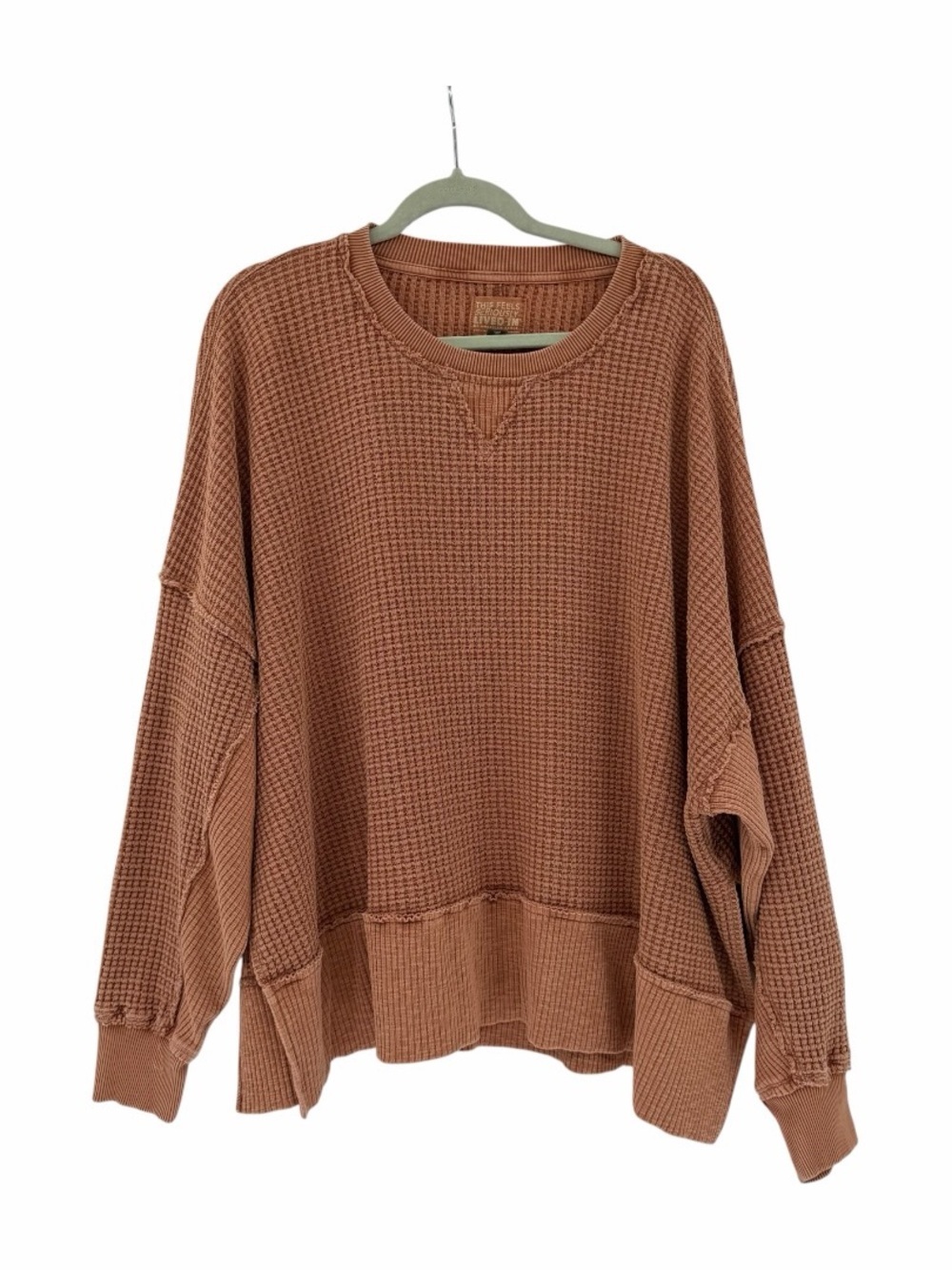 American eagle outfitters big hug crew neck waffle sweatshirt size XXL - Picture 3 of 10